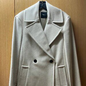 Very Good Condition* Theory Sculpted Peacoat in Recycled Wool Melton | size 8